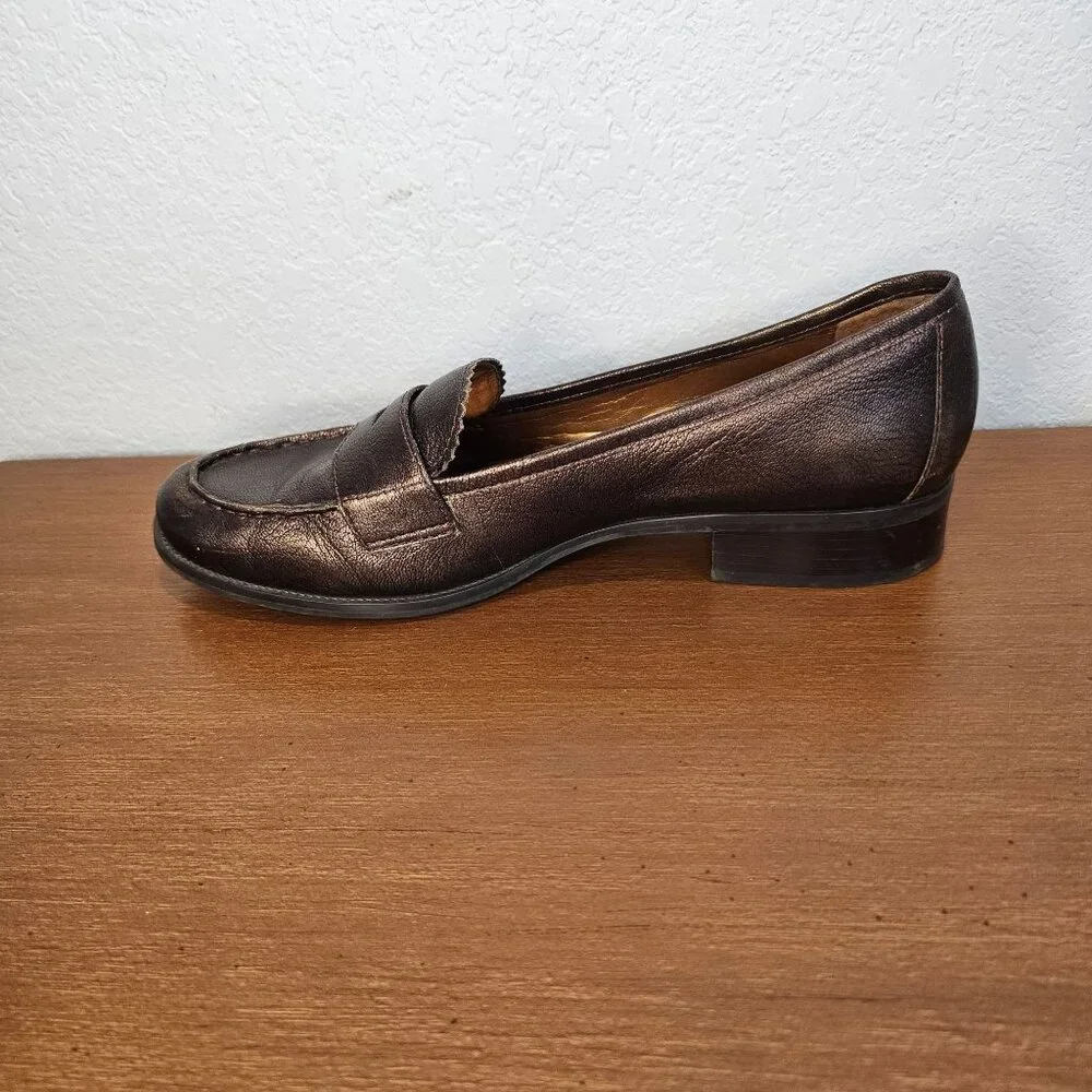 Men's Franco Sarto‎ Dress Shoe Loafer Black Size 10